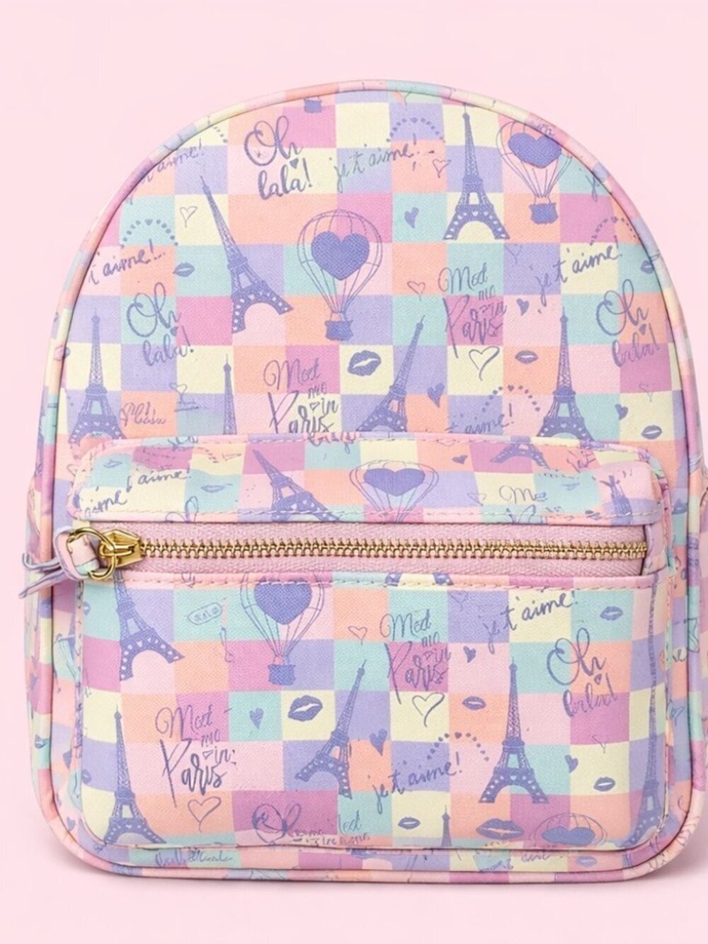 [BOGO] NWT Colorful Paris Mini Backpack‎ Purse​
